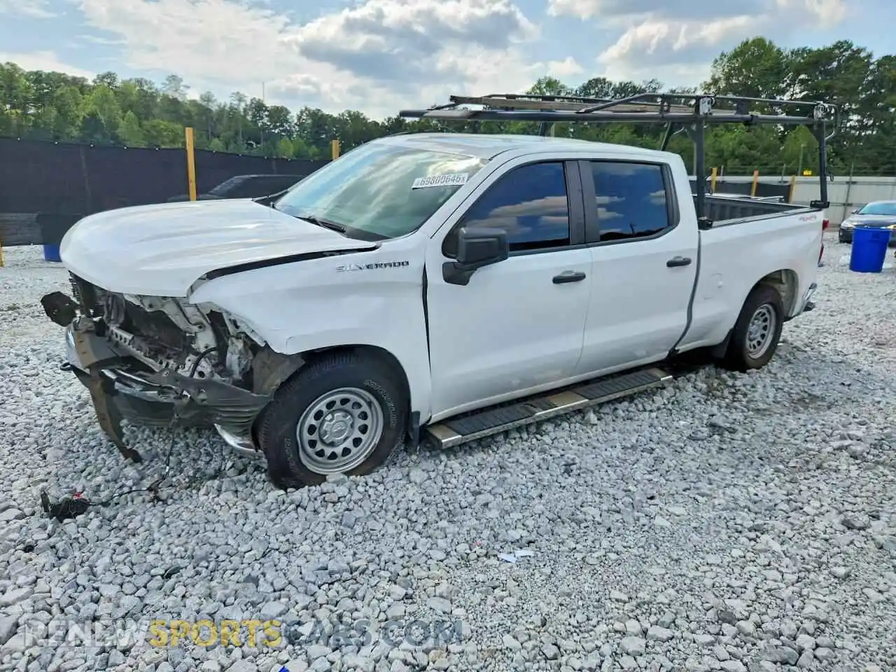 1 Photograph of a damaged car 3GCUDAED2PG199873 CHEVROLET SILVERADO 2023
