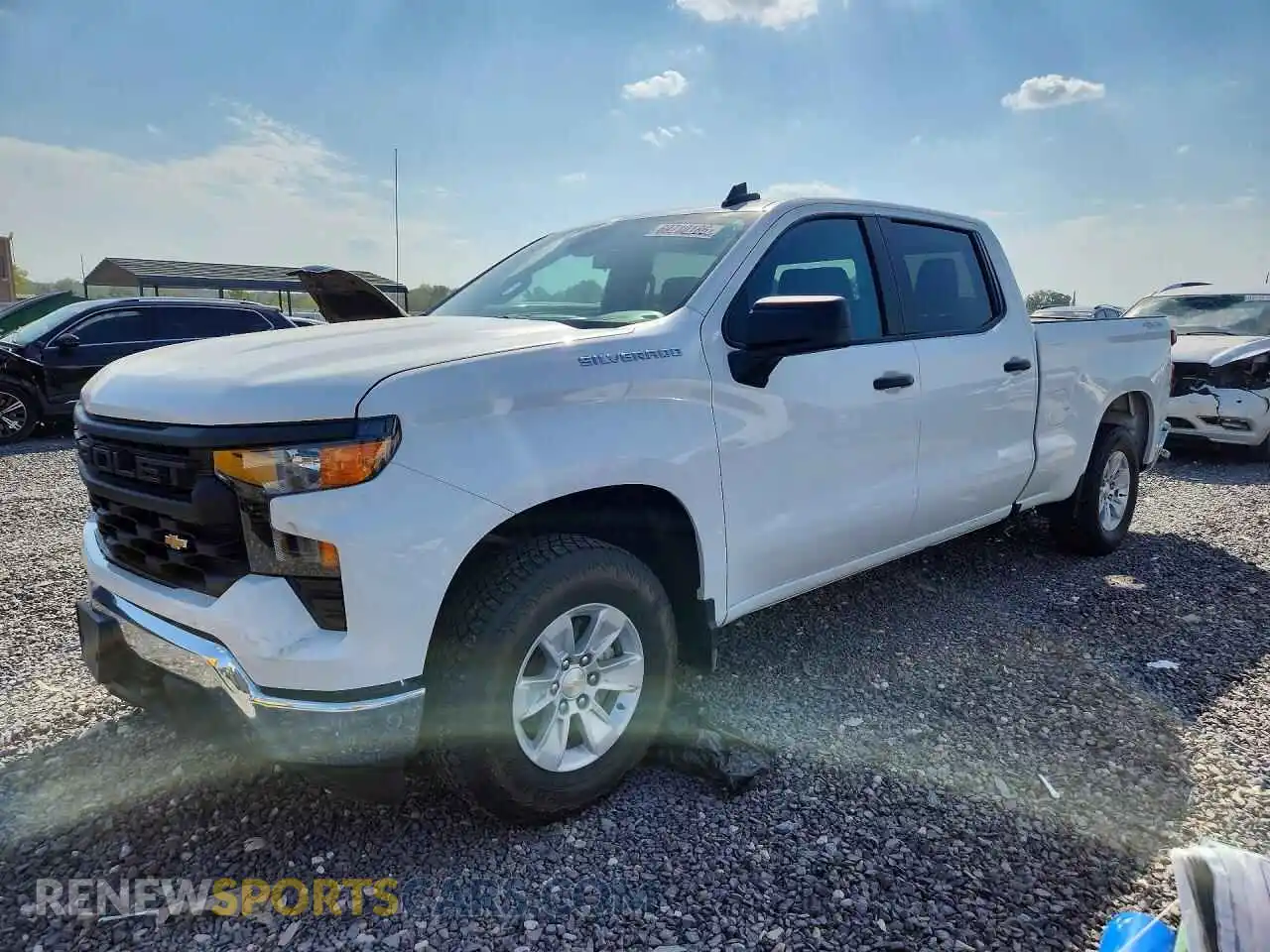 1 Photograph of a damaged car 3GCUDAED6PG316841 CHEVROLET SILVERADO 2023