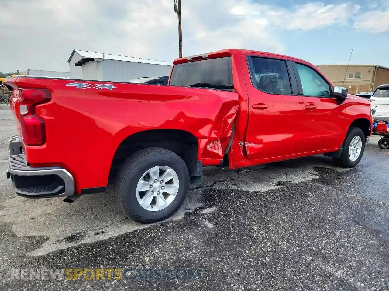 3 fotografías del automóvil dañado 3GCUDDED6PG347766 CHEVROLET SILVERADO 2023
