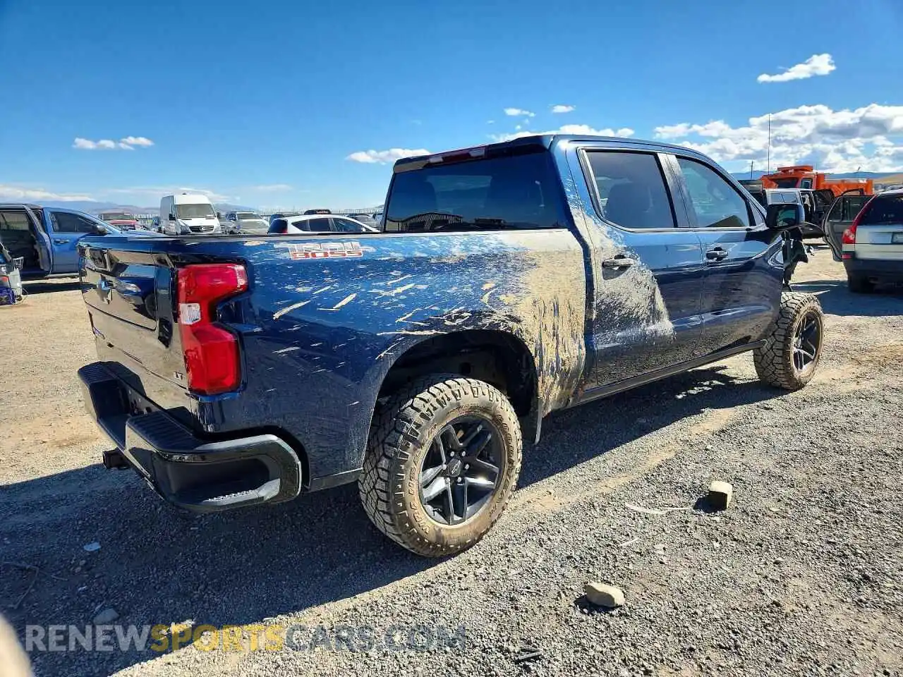 3 fotografías del automóvil dañado 3GCUDFED3PG115069 CHEVROLET SILVERADO 2023