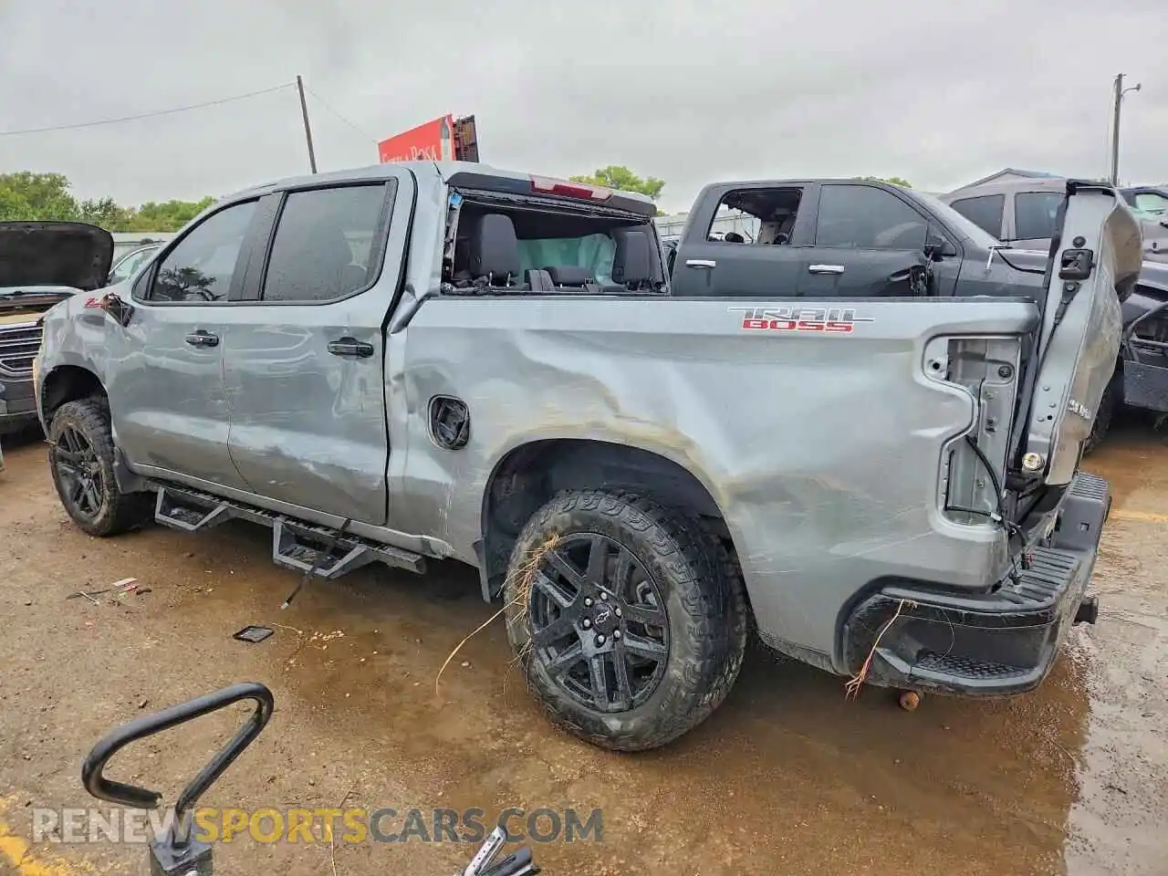 2 Photograph of a damaged car 3GCUDFED5PG234578 CHEVROLET SILVERADO 2023