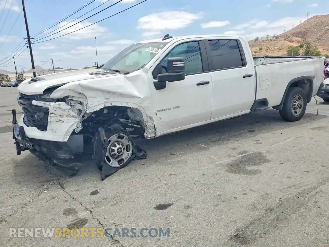 1 Photograph of a damaged car 1GC1WLE73RF310258 CHEVROLET SILVERADO 2024