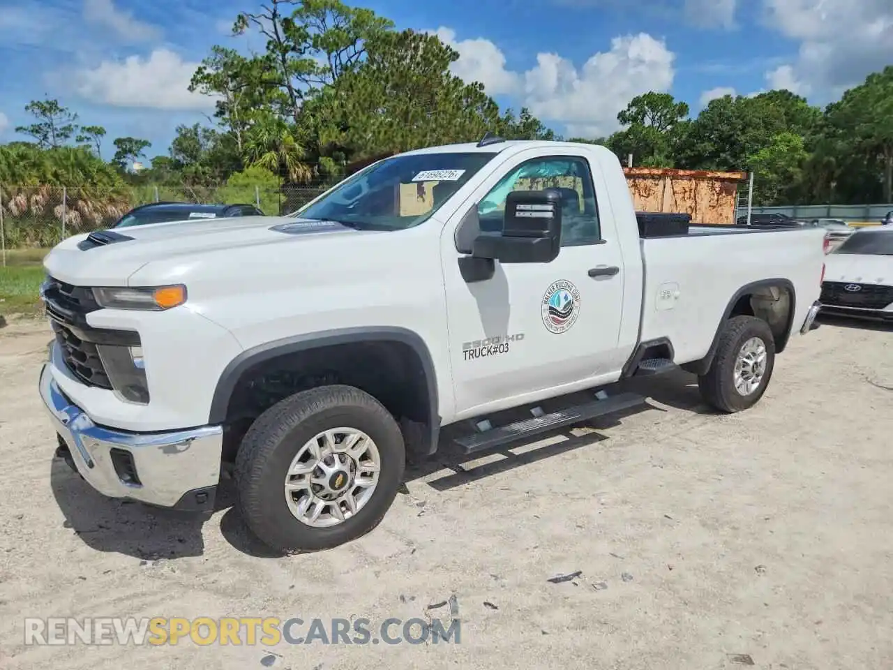 1 Photograph of a damaged car 1GC3WLEY0RF154763 CHEVROLET SILVERADO 2024