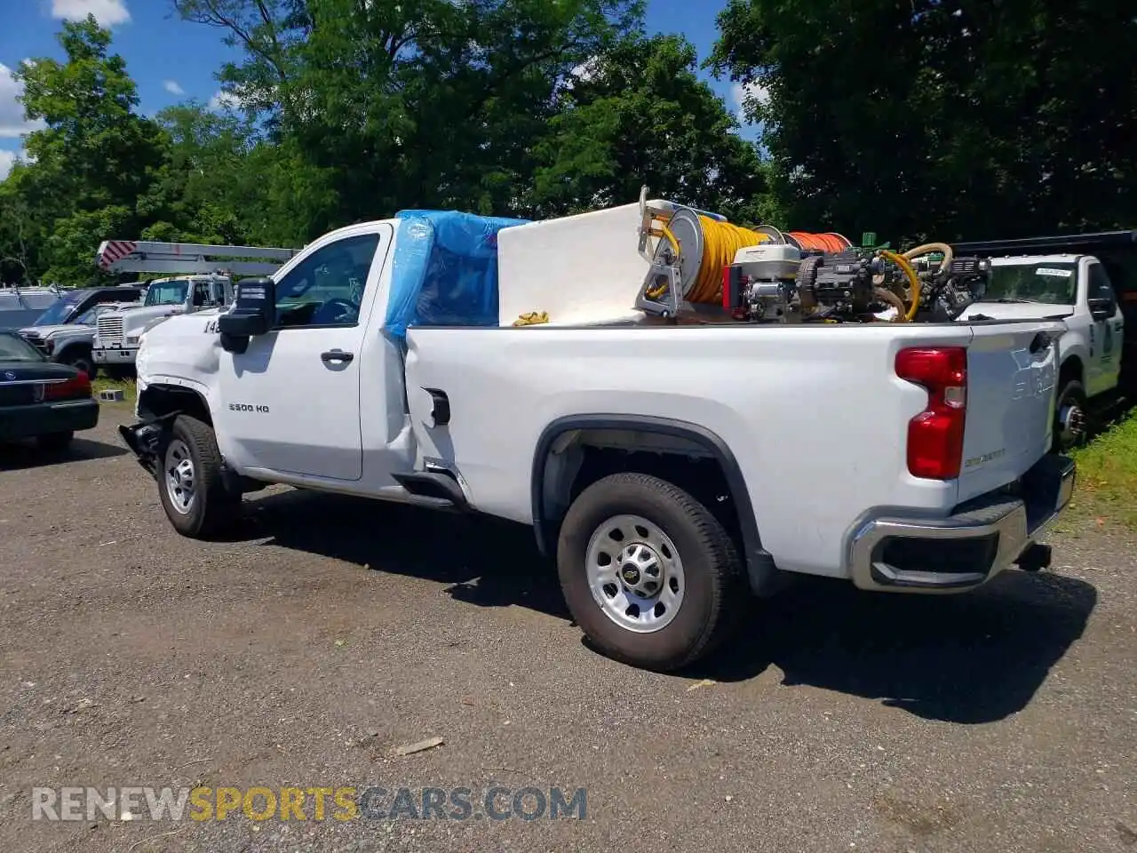 2 Фотография поврежденного автомобиля 1GC3WRE78RF437003 CHEVROLET SILVERADO 2024