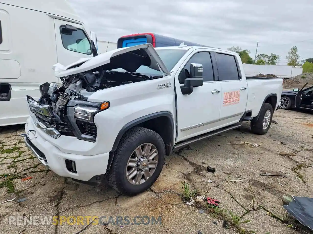 1 Photograph of a damaged car 1GC4YVEY0RF274539 CHEVROLET SILVERADO 2024