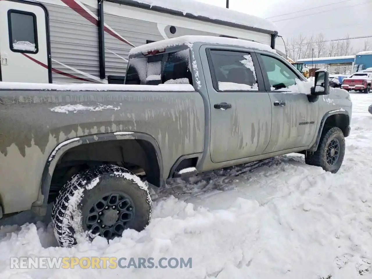 3 Photograph of a damaged car 1GC4YYEY1RF261980 CHEVROLET SILVERADO 2024