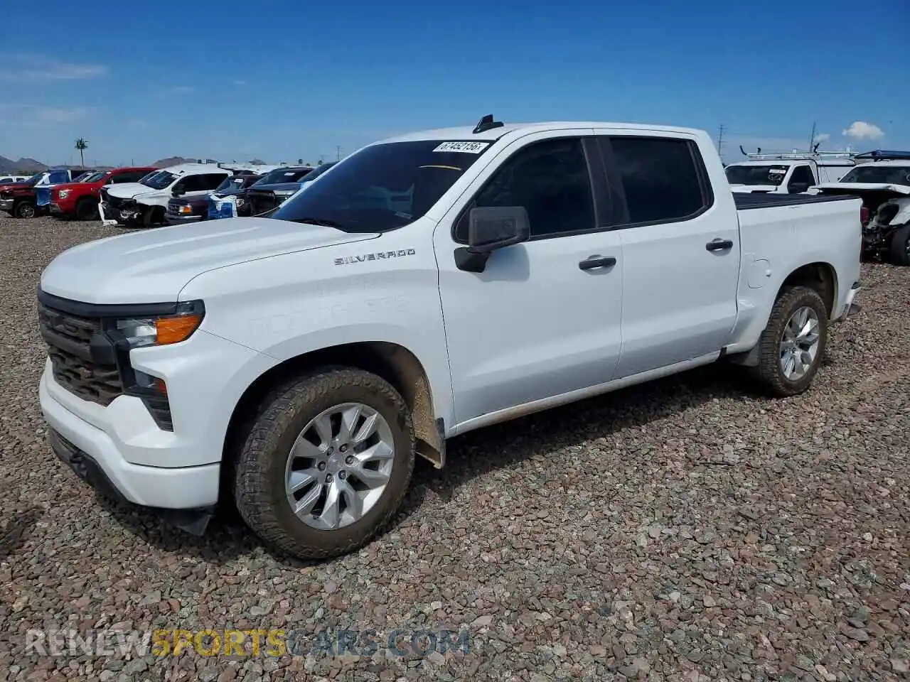 1 Фотография поврежденного автомобиля 1GCPABEK1RZ133361 CHEVROLET SILVERADO 2024