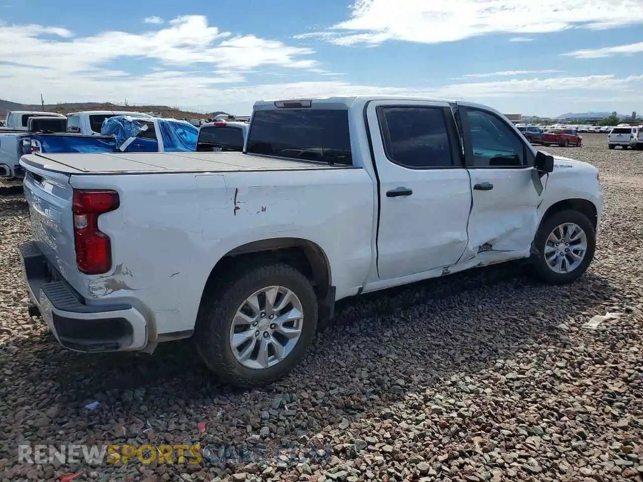3 Фотография поврежденного автомобиля 1GCPABEK1RZ133361 CHEVROLET SILVERADO 2024