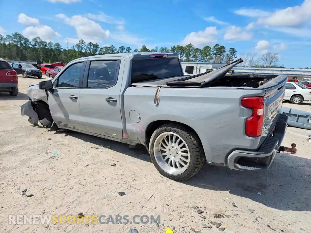 2 Photograph of a damaged car 1GCPABEK4RZ224916 CHEVROLET SILVERADO 2024