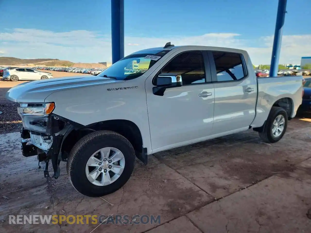 1 Photograph of a damaged car 1GCPACED8RZ257702 CHEVROLET SILVERADO 2024