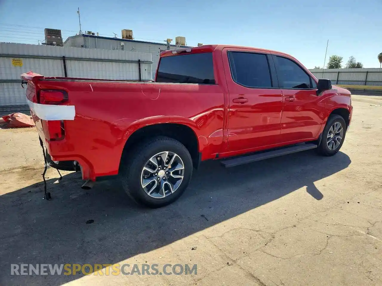 3 Photograph of a damaged car 1GCPACEK0RZ300797 CHEVROLET SILVERADO 2024