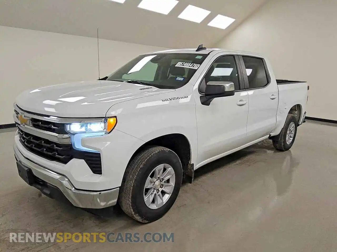 1 Photograph of a damaged car 1GCPACEK6RZ349728 CHEVROLET SILVERADO 2024