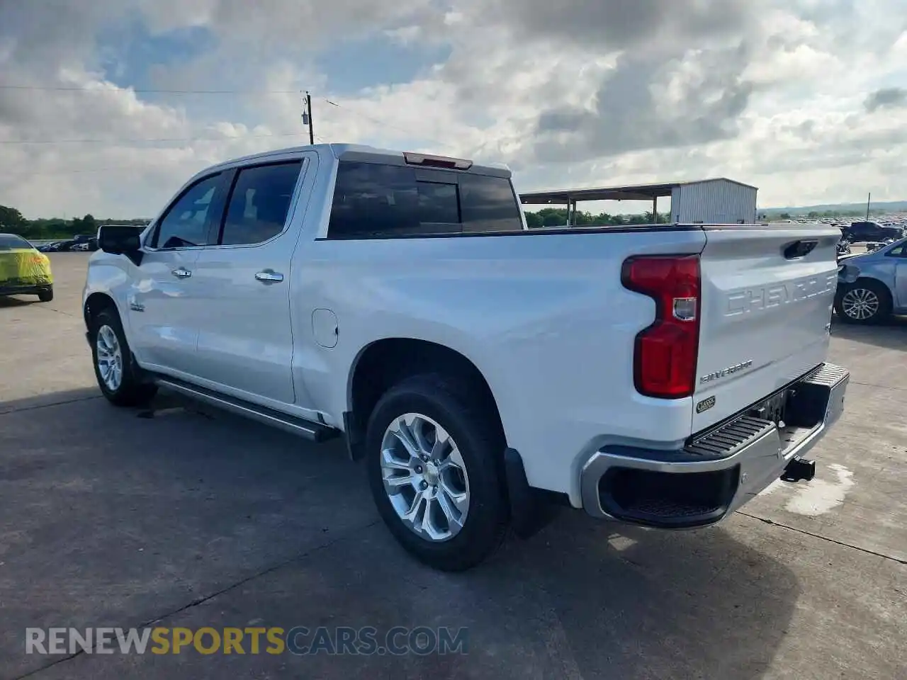 2 Photograph of a damaged car 1GCPAEED3RZ247932 CHEVROLET SILVERADO 2024