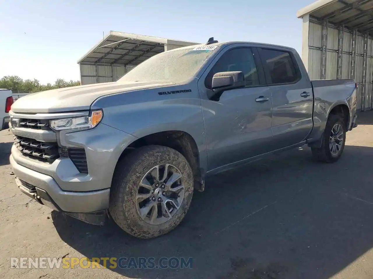 1 Photograph of a damaged car 1GCPDEEK5RZ305013 CHEVROLET SILVERADO 2024