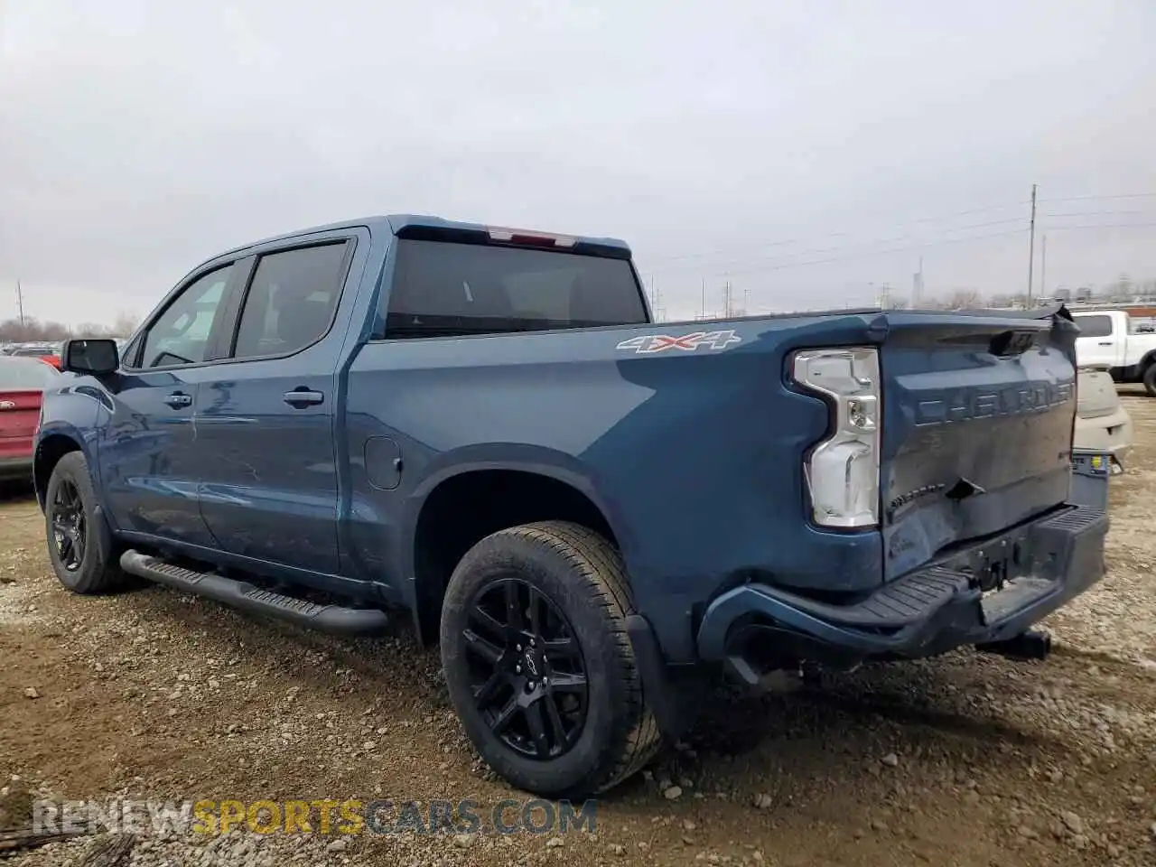 2 fotografías del automóvil dañado 1GCPDEEK6RZ234923 CHEVROLET SILVERADO 2024