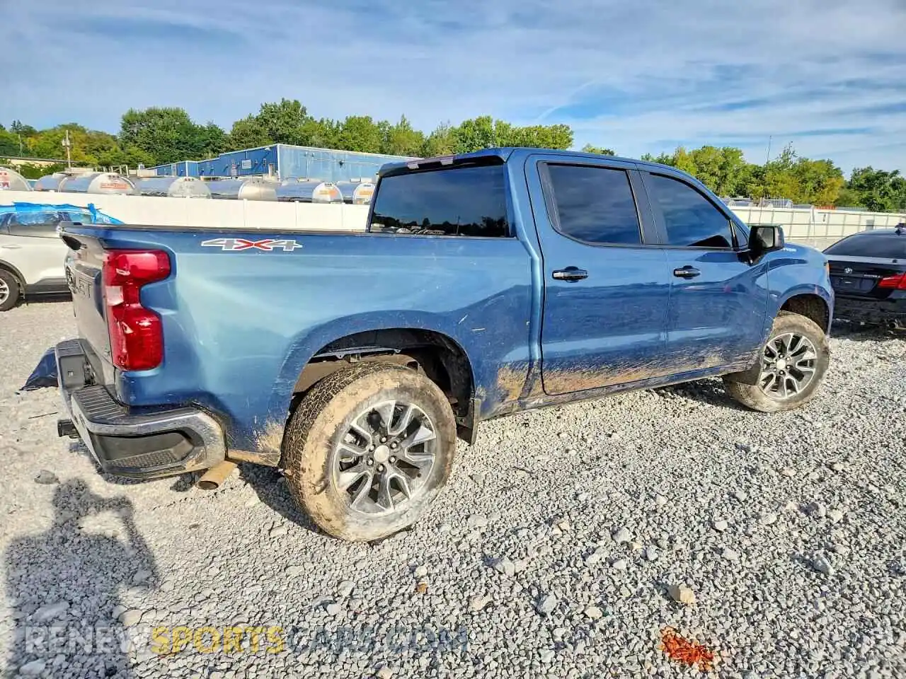 3 Photograph of a damaged car 1GCPDKEK2RZ262877 CHEVROLET SILVERADO 2024