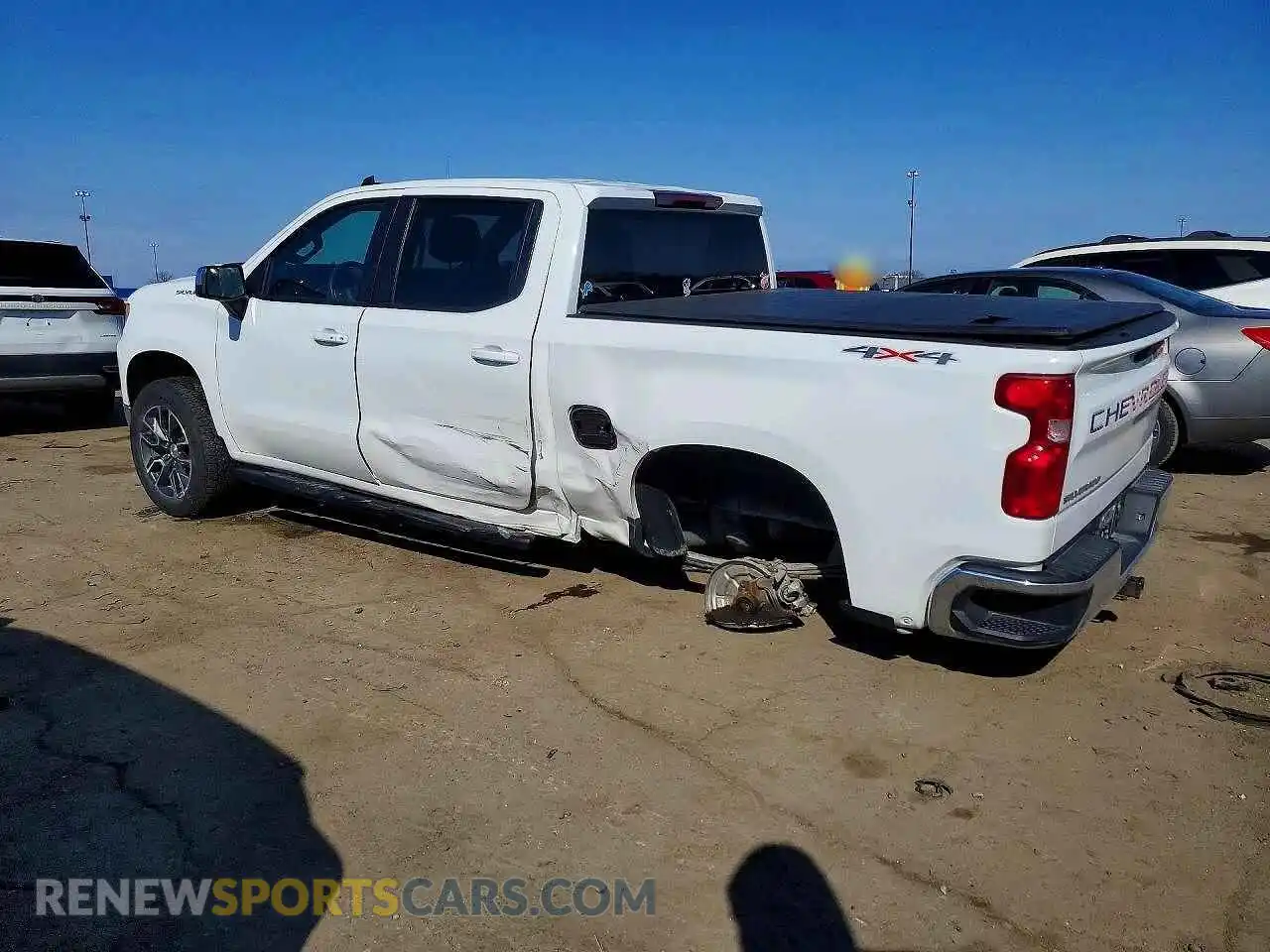 2 Photograph of a damaged car 1GCPDKEK2RZ272700 CHEVROLET SILVERADO 2024