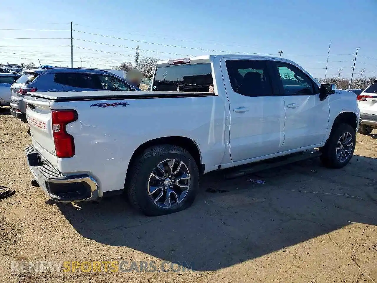 3 Photograph of a damaged car 1GCPDKEK2RZ272700 CHEVROLET SILVERADO 2024