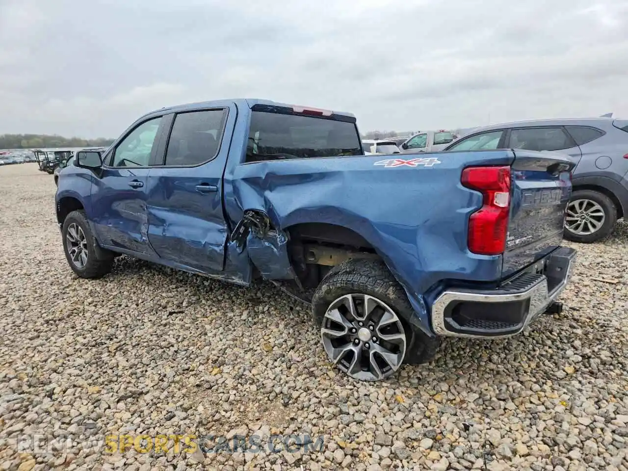 2 Photograph of a damaged car 1GCPDKEK7RZ162273 CHEVROLET SILVERADO 2024