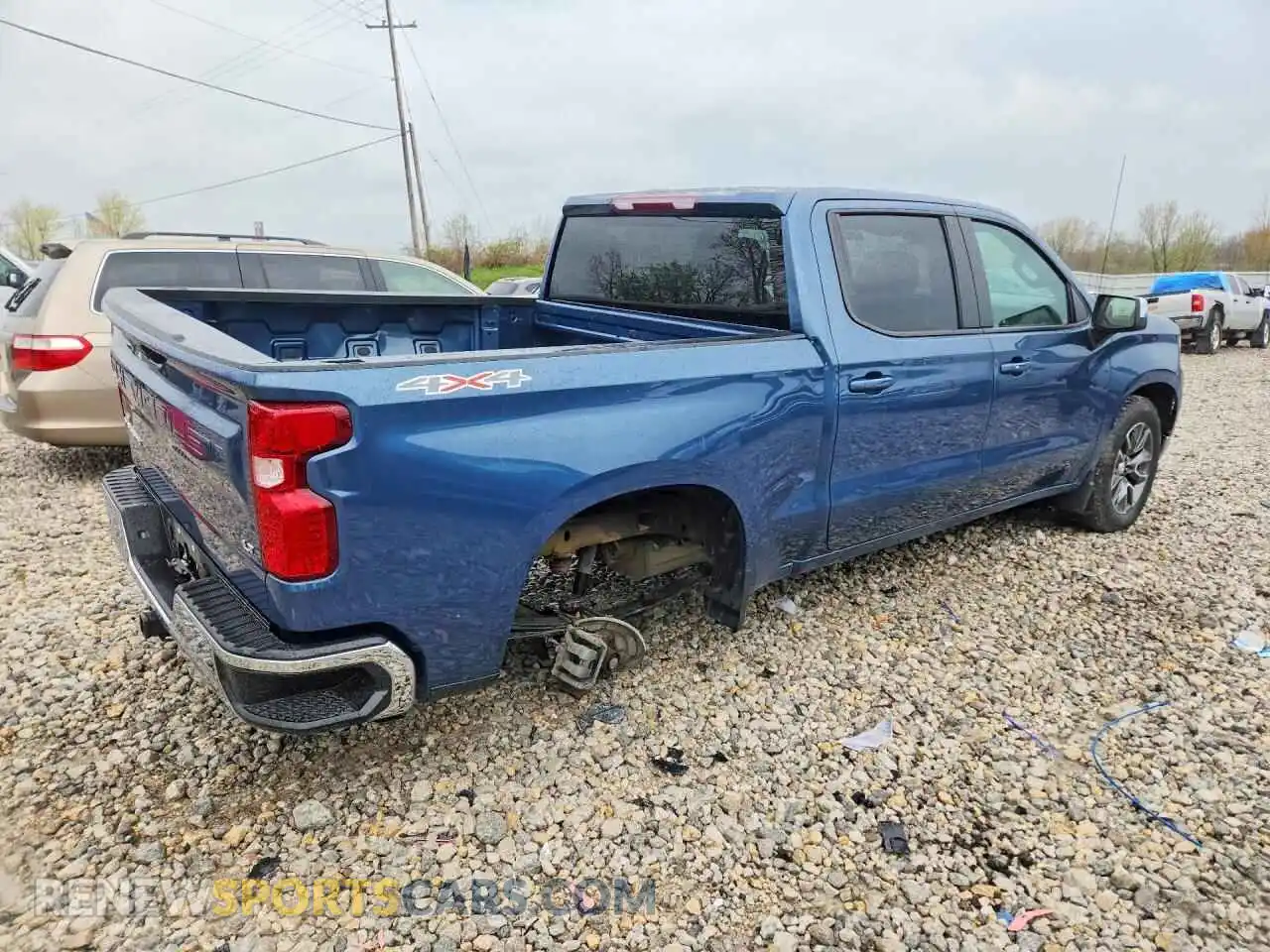 3 Photograph of a damaged car 1GCPDKEK7RZ162273 CHEVROLET SILVERADO 2024