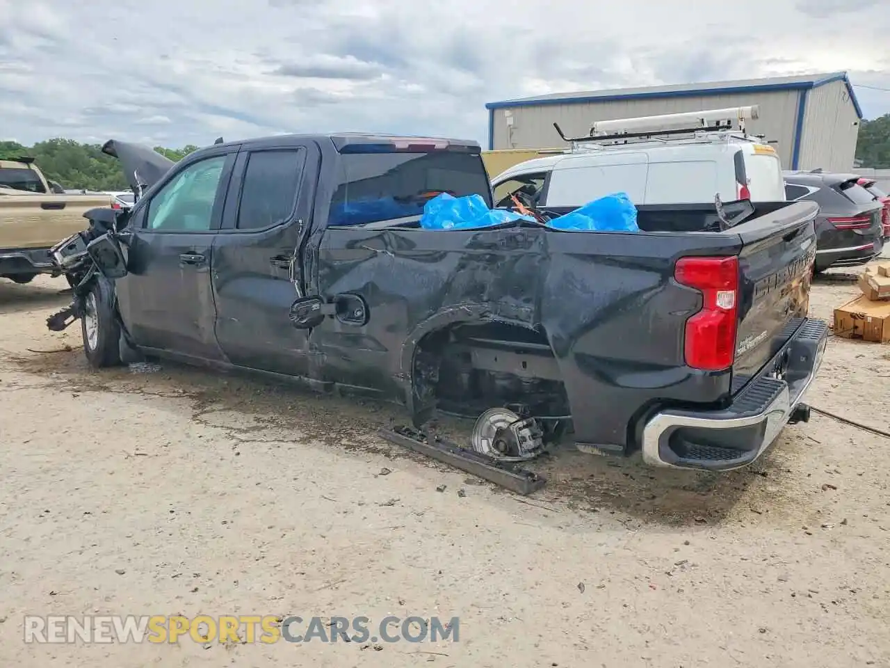 2 Photograph of a damaged car 1GCRACEK3RZ206826 CHEVROLET SILVERADO 2024