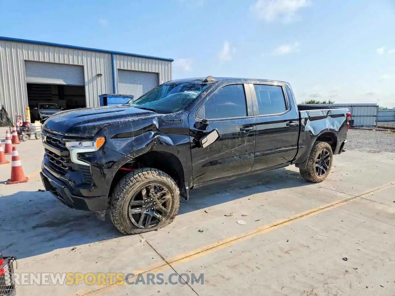 1 Photograph of a damaged car 1GCUDEE85RZ242468 CHEVROLET SILVERADO 2024