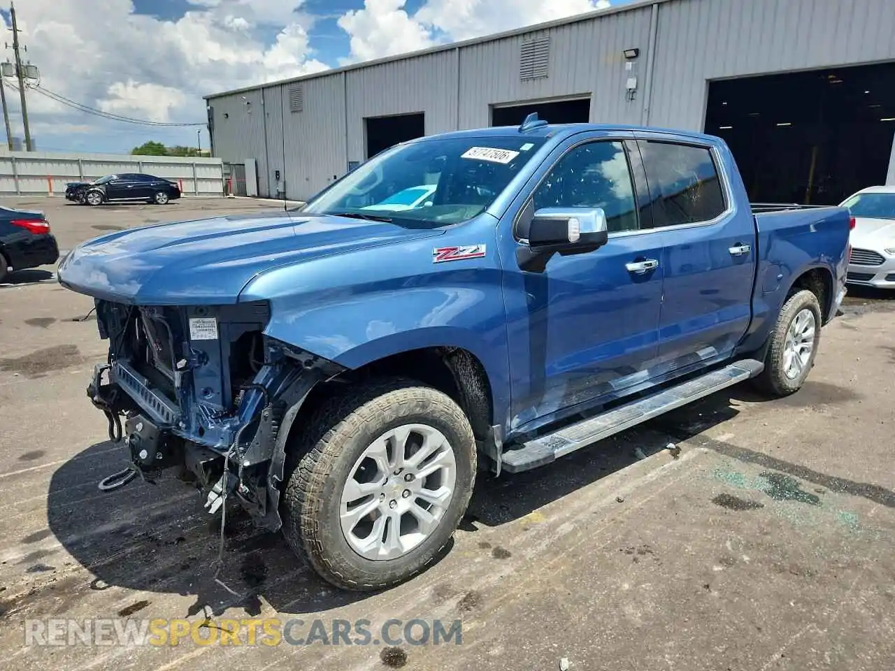 1 Photograph of a damaged car 1GCUDGED5RZ305917 CHEVROLET SILVERADO 2024