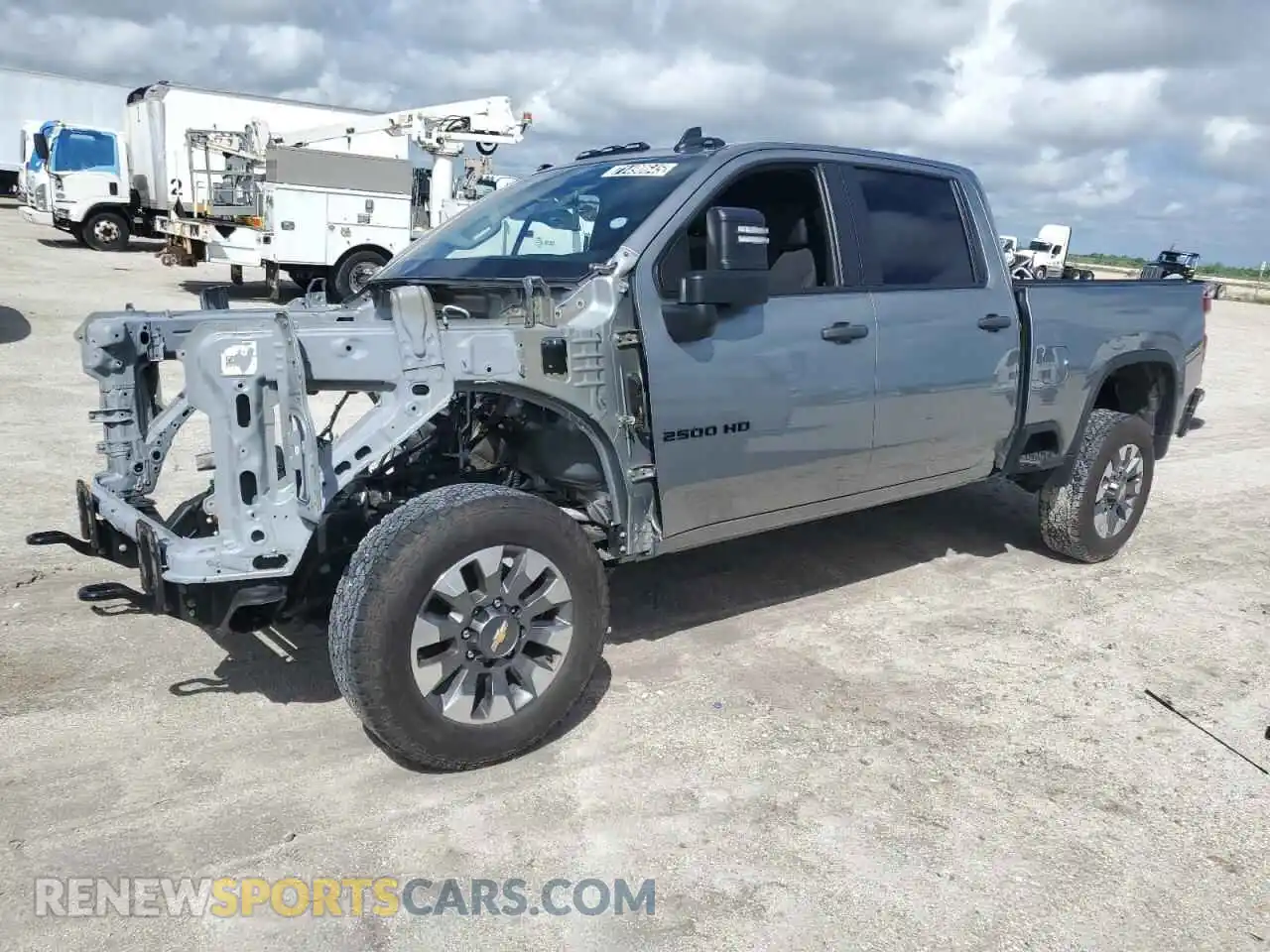 1 Photograph of a damaged car 2GC4WME71R1157633 CHEVROLET SILVERADO 2024