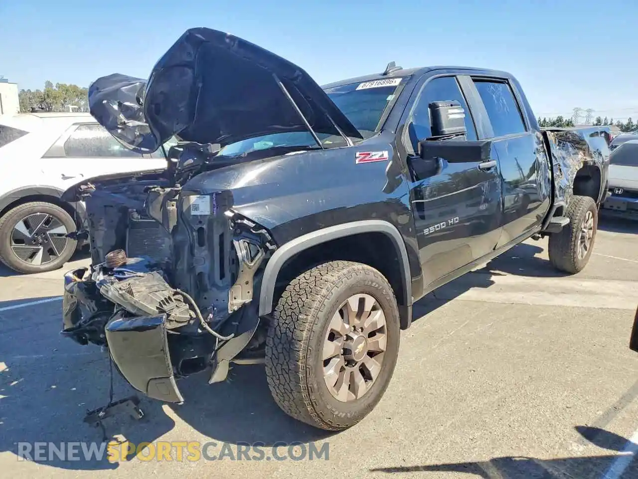 1 Photograph of a damaged car 2GC4YME77R1263899 CHEVROLET SILVERADO 2024
