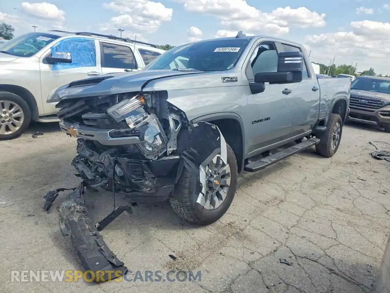 1 fotografías del automóvil dañado 2GC4YME79R1271423 CHEVROLET SILVERADO 2024