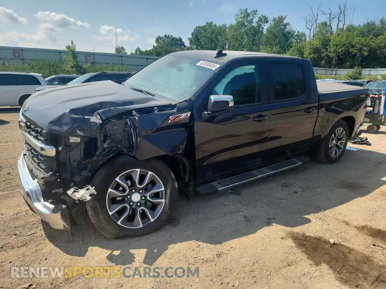 1 Photograph of a damaged car 2GCUDDED1R1219737 CHEVROLET SILVERADO 2024