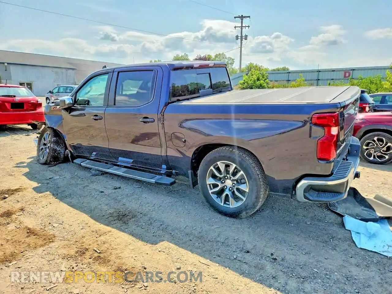 2 Photograph of a damaged car 2GCUDDED1R1219737 CHEVROLET SILVERADO 2024