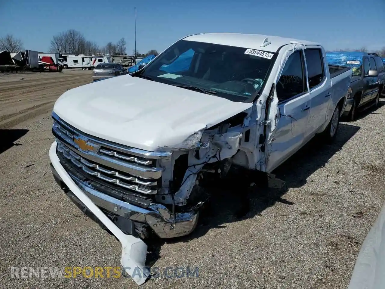 1 Photograph of a damaged car 2GCUDGED8R1150787 CHEVROLET SILVERADO 2024