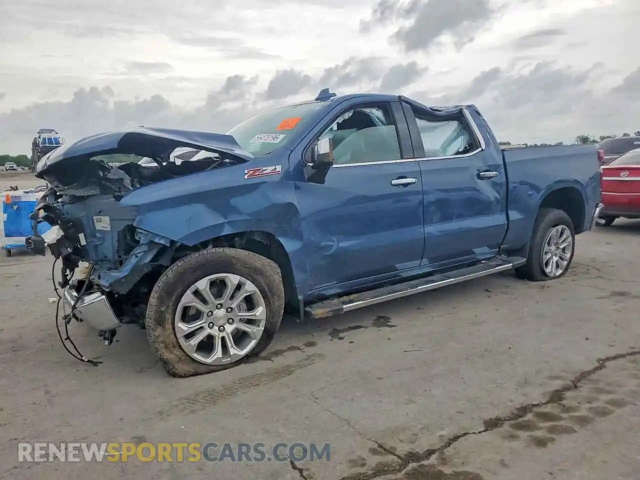 1 Photograph of a damaged car 2GCUDGED9R1227053 CHEVROLET SILVERADO 2024