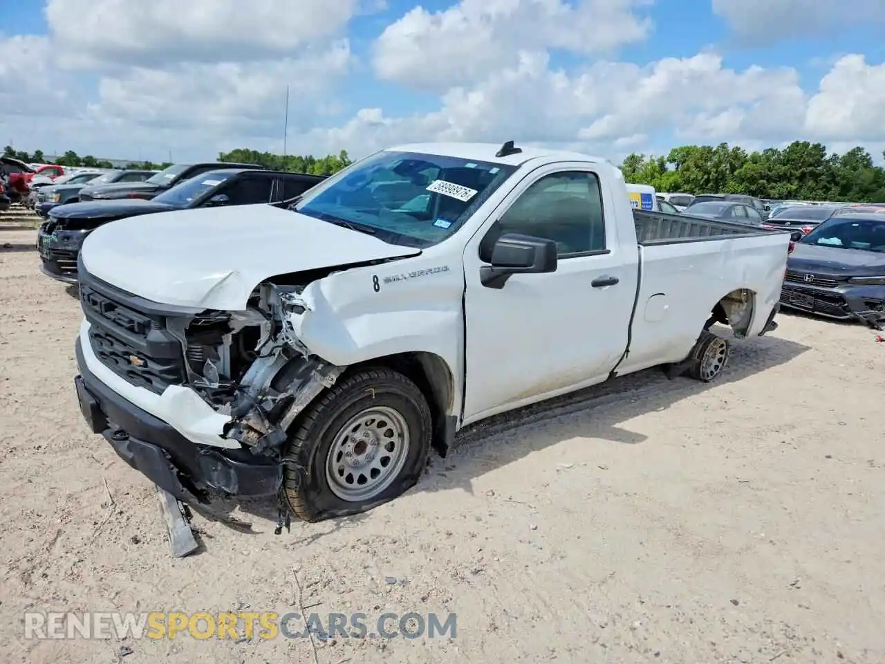 1 Photograph of a damaged car 3GCNAAEK5RG258932 CHEVROLET SILVERADO 2024