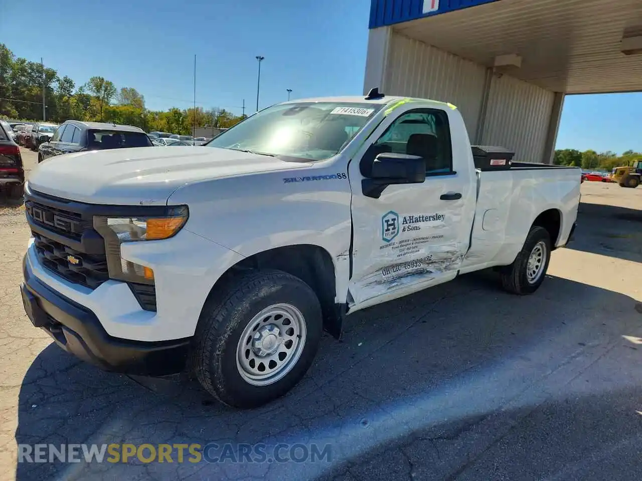 1 Photograph of a damaged car 3GCNAAEKXRG116186 CHEVROLET SILVERADO 2024