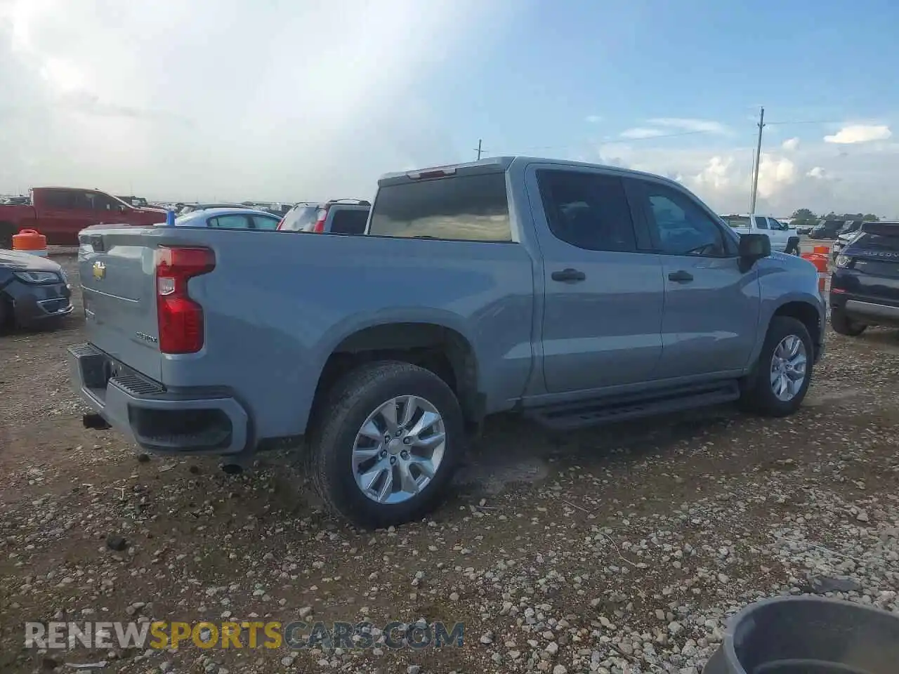 3 Photograph of a damaged car 3GCPABEK1RG323547 CHEVROLET SILVERADO 2024