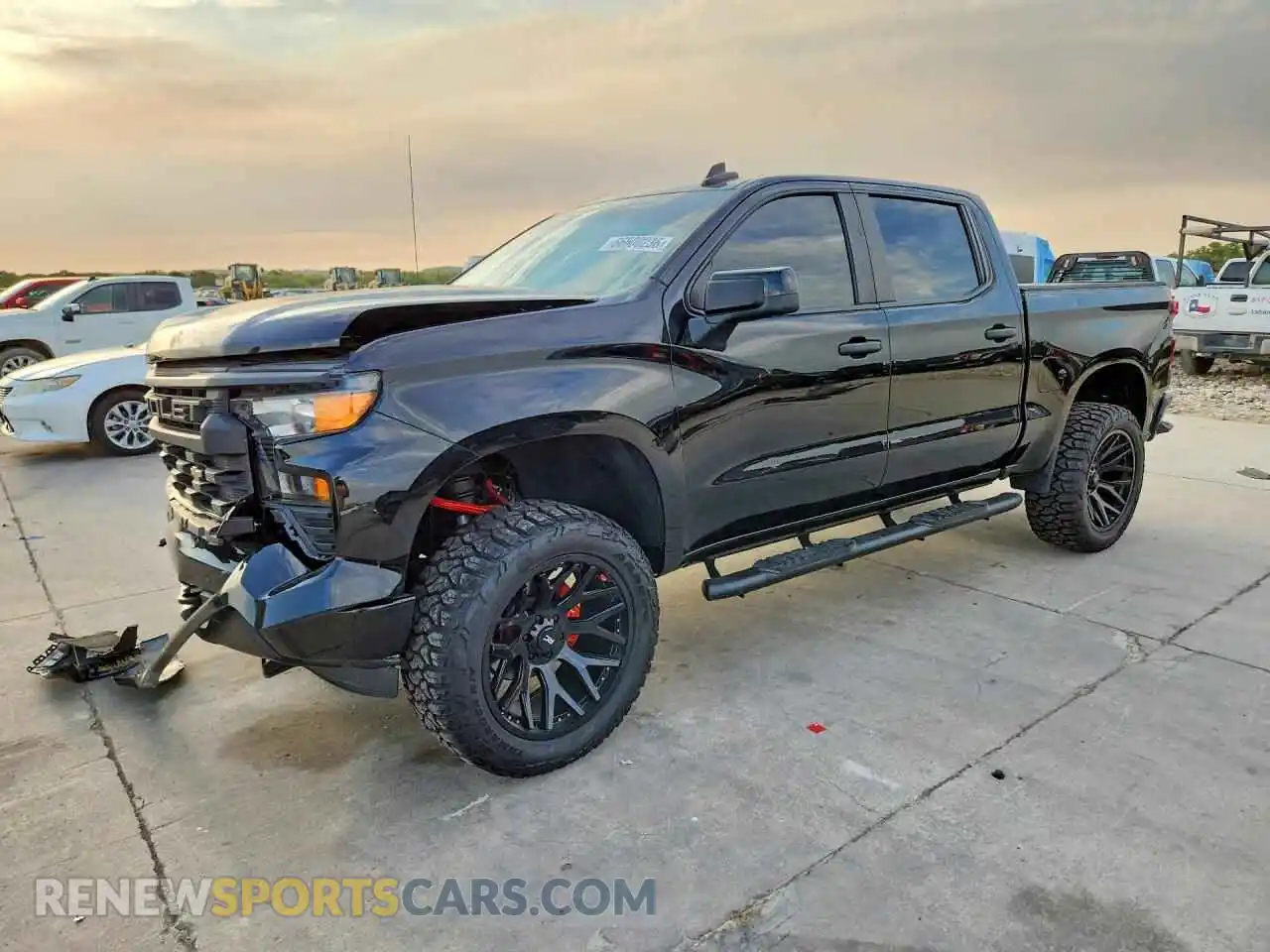 1 Photograph of a damaged car 3GCPABEK4RG107417 CHEVROLET SILVERADO 2024