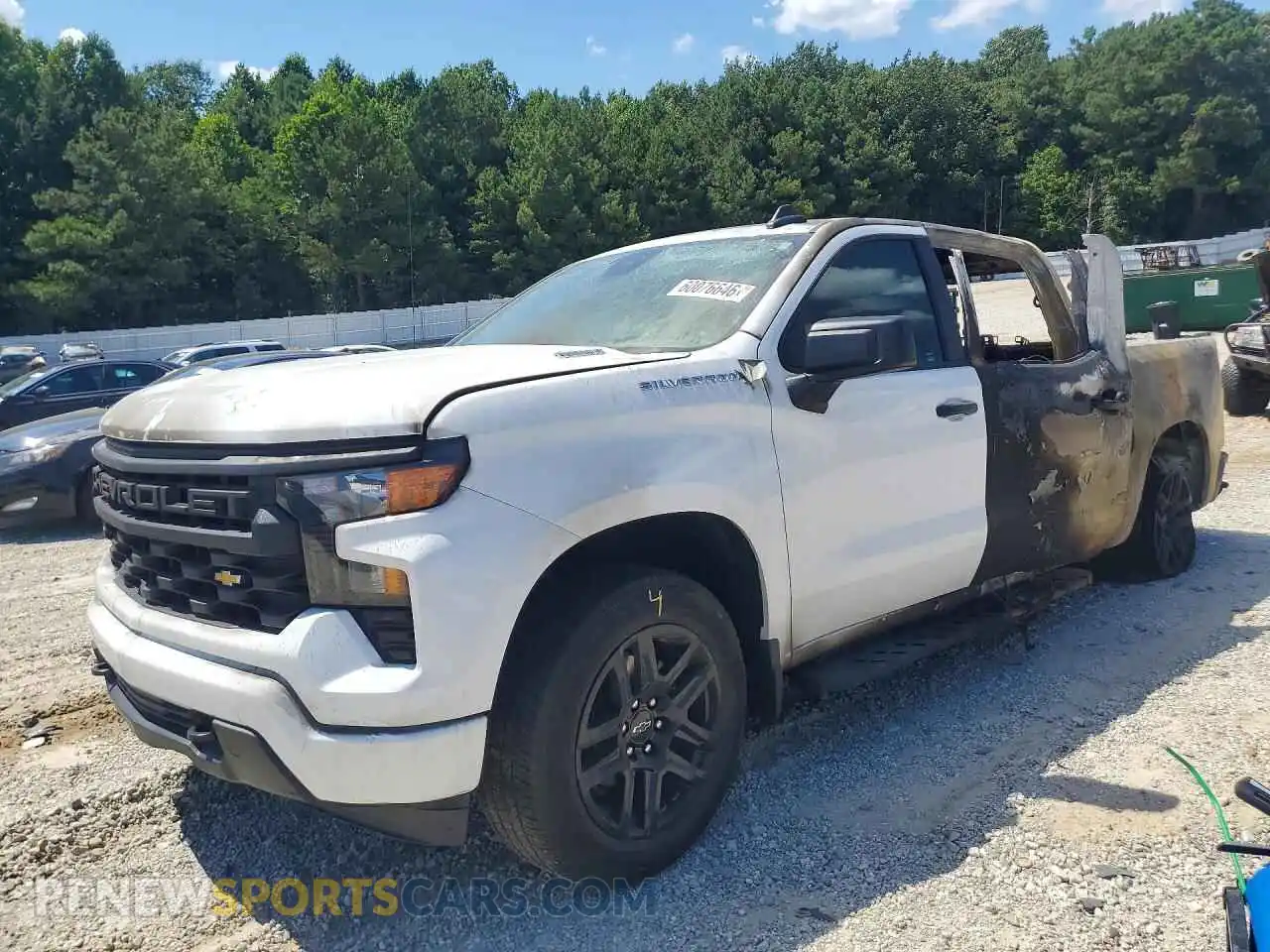 1 Photograph of a damaged car 3GCPABEK4RG406101 CHEVROLET SILVERADO 2024