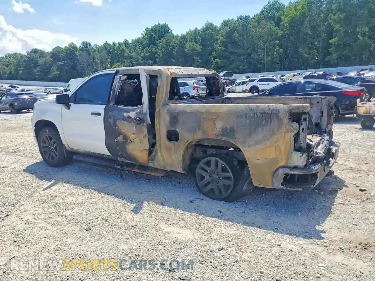 2 Photograph of a damaged car 3GCPABEK4RG406101 CHEVROLET SILVERADO 2024