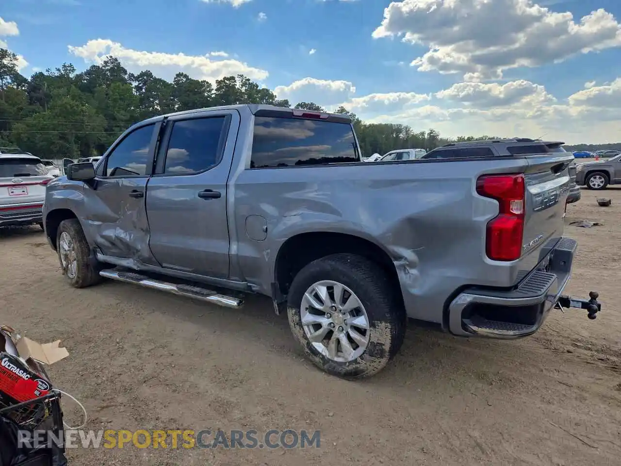 2 Photograph of a damaged car 3GCPABEK6RG299097 CHEVROLET SILVERADO 2024