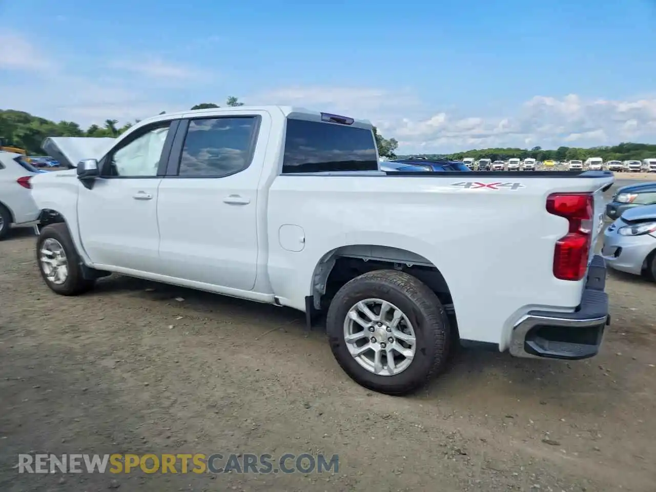 2 fotografías del automóvil dañado 3GCPDKEK5RG162529 CHEVROLET SILVERADO 2024