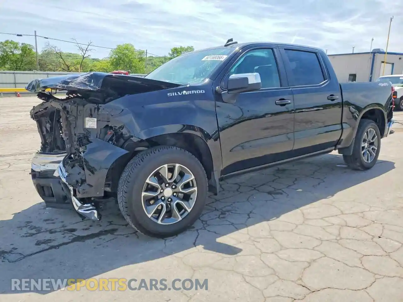 1 Photograph of a damaged car 3GCPDKEK9RG121563 CHEVROLET SILVERADO 2024
