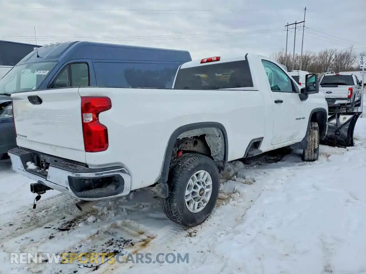 3 Photograph of a damaged car 1GC3KLE72SF174909 CHEVROLET SILVERADO 2025