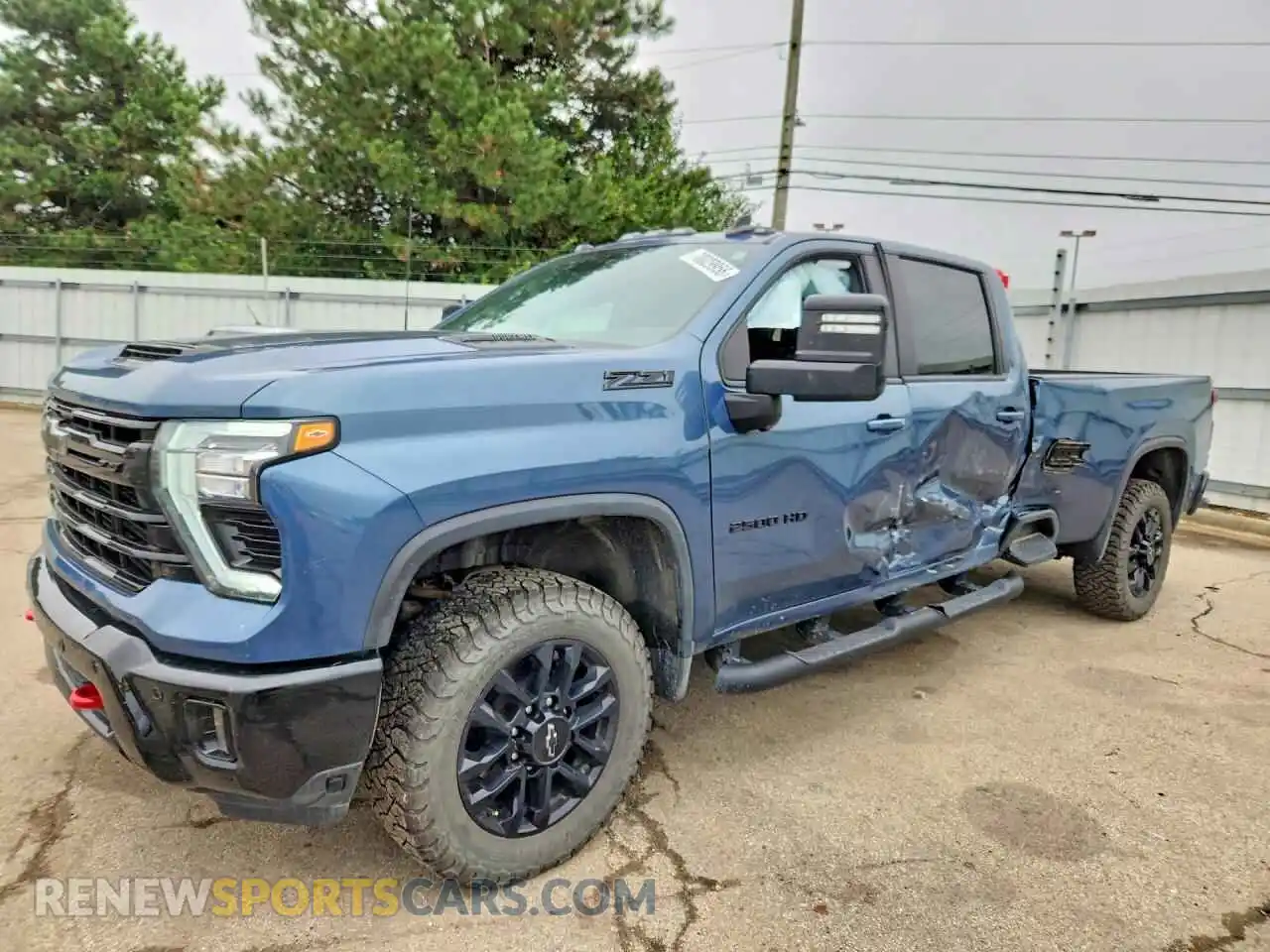 1 Photograph of a damaged car 1GC4KNEY6SF268459 CHEVROLET SILVERADO 2025