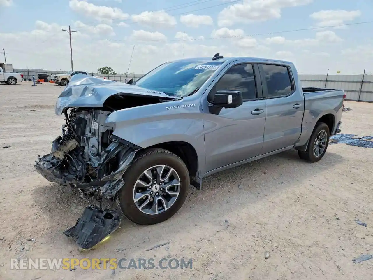 1 Photograph of a damaged car 1GCPADE85SZ190572 CHEVROLET SILVERADO 2025