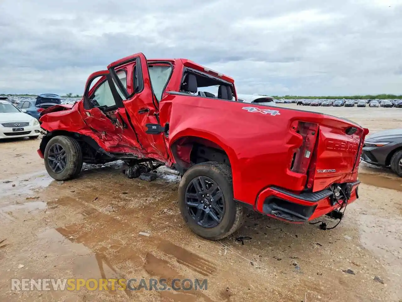 2 Photograph of a damaged car 1GCPKBEK5SZ137786 CHEVROLET SILVERADO 2025