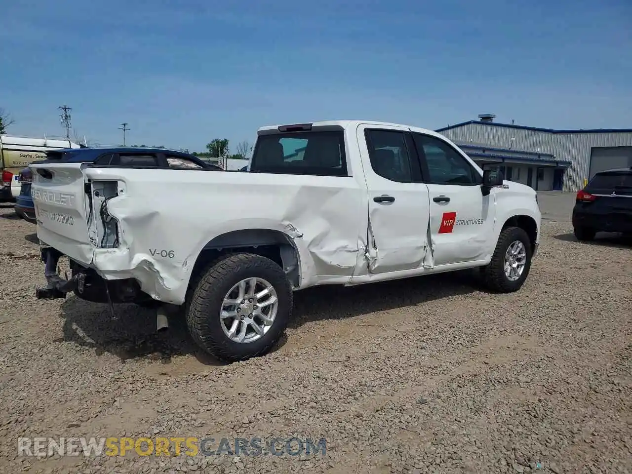 3 fotografías del automóvil dañado 1GCRKAED2SZ220340 CHEVROLET SILVERADO 2025