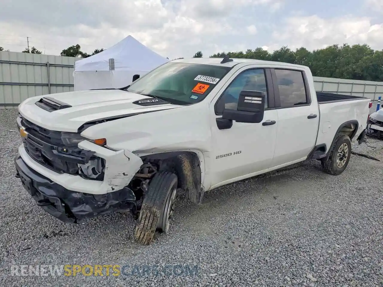 1 Photograph of a damaged car 2GC1ALE74S1178395 CHEVROLET SILVERADO 2025