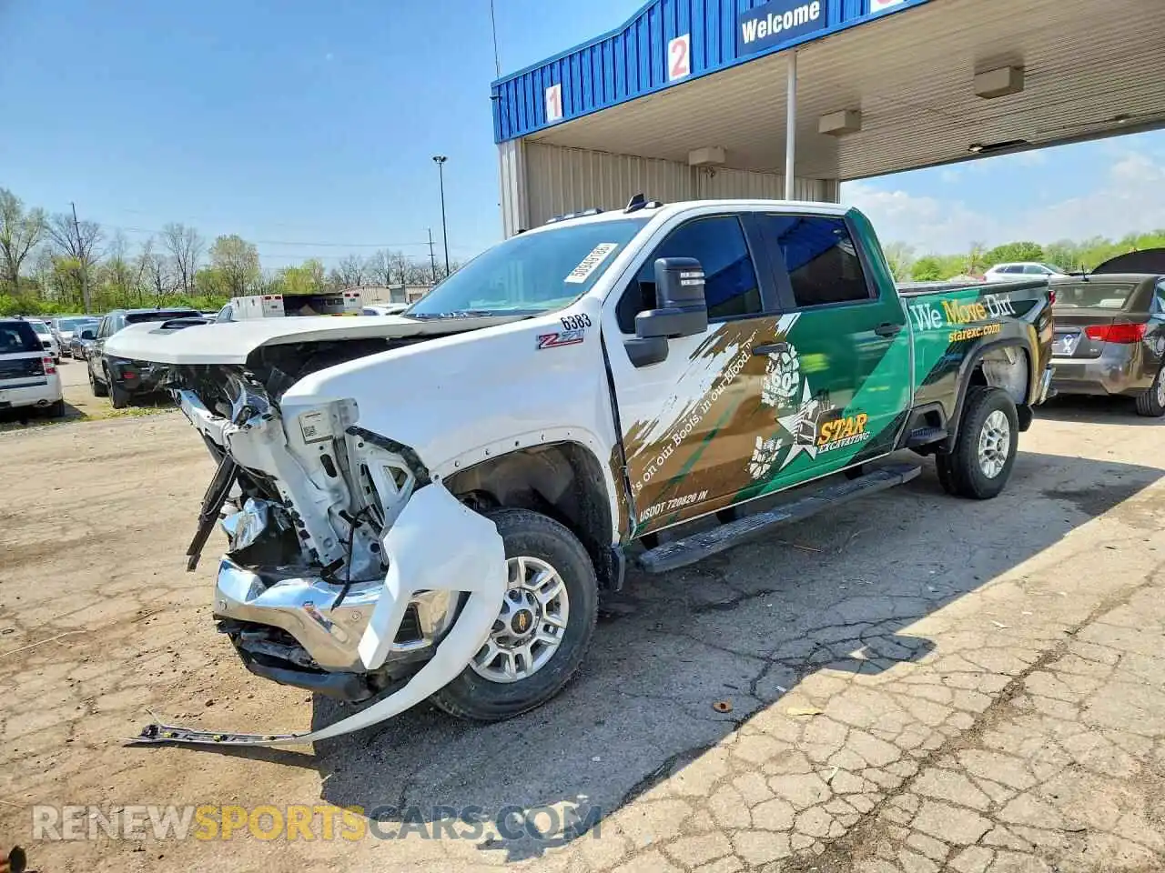 1 Photograph of a damaged car 2GC4KLE79S1115979 CHEVROLET SILVERADO 2025